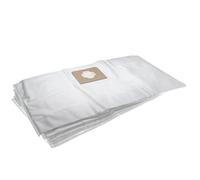 vhbw 10x sacchetto compatibile con Festool SR 201 LE-AS, SR 201 E-AS, SR 202 E-AS aspirapolvere - microfibra, 34cm x 66,5cm Bianco