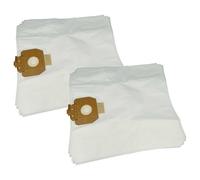 vhbw 10x sacchetto compatibile con Ghibli AS 5, W1, Viking aspirapolvere - microfibra, 43cm x 41cm Bianco