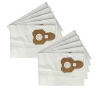 vhbw 10x sacchetto compatibile con Hitachi CV-200P, CV-400P eco, CV-300P aspirapolvere - microfibra Bianco