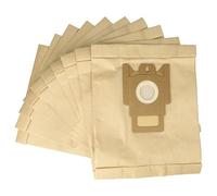 vhbw 10x sacchetto compatibile con Hoover SC 150, Micro Power SC 100, SG-SZM-10000045 aspirapolvere - tipo M 28cm x 20,5cm color sabbia