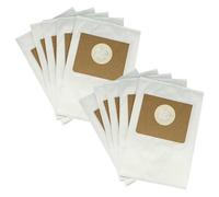 vhbw 10x sacchetto compatibile con Kärcher NT 22/1 Ap Bp, Ap Bp L, Ap Bp Pack aspirapolvere - microfibra, Typ M, 30cm x 21cm Bianco