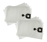 vhbw 10x sacchetto compatibile con Kärcher NT 30/1 Ap Te L, Ap L, Tact Te L, Tact L aspirapolvere - microfibra, 64cm x 44,5cm Bianco