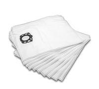 vhbw 10x sacchetto compatibile con Kärcher WD 5 V-25/5/22, WD 6 P S V-30/6/22/T aspirapolvere - microfibra, 51cm x 43cm Bianco