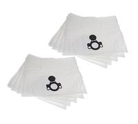 vhbw 10x sacchetto compatibile con Mirka 415, 915 M, 915 L aspirapolvere - 27cm x 21,5cm Bianco