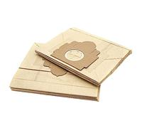 vhbw 10x sacchetto compatibile con Moulinex 1600 Power Clean, ACL 24 A, 940 002/940002 aspirapolvere - 22,5cm x 19cm color sabbia