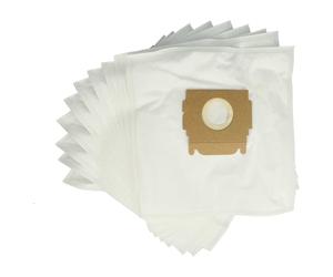 vhbw 10x sacchetto compatibile con Moulinex Power Clean AK 1, AK 2, AK 3, AK 4, AK 5, AK 6, AK 7, AK 9 aspirapolvere - 33cm x 28cm Bianco