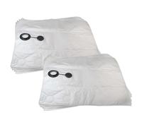 vhbw 10x sacchetto compatibile con Nilfisk/Alto MAXXI II 55 WD, MAXXI II 75 WD aspirapolvere- microfibra, 88,2cm x 62cm Bianco