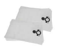 vhbw 10x sacchetto compatibile con Nilfisk Attix 33-2M IC, 33-2L IC Mobile, 33-2M PC aspirapolvere - microfibra, 52,5cm x 39cm Bianco