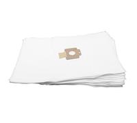 vhbw 10x sacchetto compatibile con Nilfisk Sopra Gold, 160, 260 aspirapolvere - 50cm x 36cm Bianco