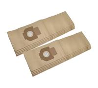 vhbw 10x sacchetto compatibile con Nilfisk SQ 23 Gallon aspirapolvere - 38cm x 22cm Marrone