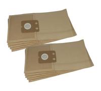 vhbw 10 sacchetti carta compatibile con Nilfisk VP600 series aspirapolvere 34.55cm x 22.4cm