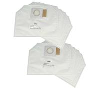 vhbw 10x sacchetto sostituisce Makita 197903-8 per aspirapolvere - 36cm x 28cm Bianco