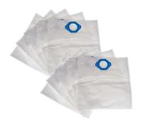 vhbw 10x sacchetto sostituisce Nilfisk 107418525, 5715492194087 per aspirapolvere - 39cm x 40cm Bianco