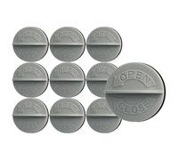 vhbw 10x vite di fissaggio filtro a cartuccia compatibile con Kärcher WD 2500 M, WD 3.200, WD 3.300 M, WD 3.370 M, WD 3 aspirapolvere grigio/bianco