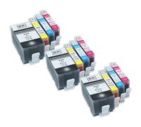 vhbw 12x cartucce compatibile con HP Officejet 6000, 6500, 6000 Wireless, 6000 Special Edition, 6500A stampante + chip (compatibile)