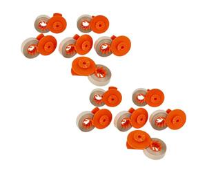 vhbw 12x Nastro correttore Compatibile con Olympia Monica MD, Olytext 20 | per Monica 2 MD, Orbit DM, Orbit macchina da scrivere - sistema lift-off, 170 m