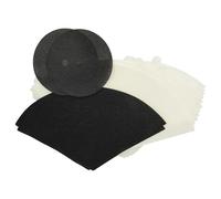 vhbw 16x filtro compatibile con Filter Queen Majestic 360 aspirapolvere - filtro ai carboni attivi, cono filtrante, filtro salva-motore