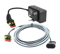 vhbw 1x alimentatore, 1x cavo a bassa tensione 3 m compatibile con Flymo 1200R tosaerba