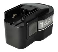 vhbw 1x batteria compatibile con AEG BDSE 14.4 T Super Torque, BDSE 14 STX, BDSE 14 T Super, BS 14 X utensile elettrico (1500 mAh, NiMH, 14,4 V)