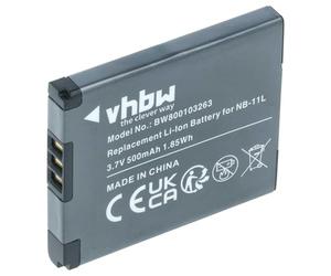 vhbw 1x batteria compatibile con Canon PowerShot ELPH 340 HS, ELPH 115 HS, ELPH 130 HS, SX400 IS, ELPH 320 HS fotocamera (500mAh, 3,7V, Li-Ion)