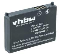 vhbw 1x batteria compatibile con Garmin Nüvi 500, 550, 510 navigatore GPS (1880mAh, 3,7V, Li-Ion)