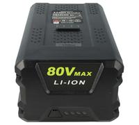 vhbw 1x batteria compatibile con Greenworks GD80ST, GLM801600, GD80SB, GST80320, MO80L00, GHT80320 4000mAh 80V Li-Ion