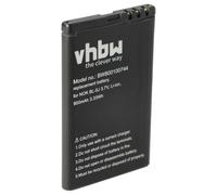 vhbw 1x batteria compatibile con Nokia N900, X1-00, 5800 XpressMusic, X1-01, X6-00, C3-00, X6-00 16GB smartphone cellulare (900mAh, 3,7V, Li-Ion)