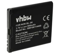 vhbw 1x batteria compatibile con Nokia X7, X7-00 8GB, Oro, T7, X7-00, N85, C7-00, N86 8MP, C7 smartphone cellulare (900mAh, 3,7V, Li-Ion)