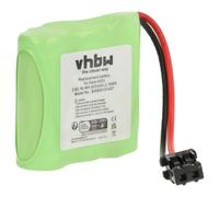 vhbw 1x batteria compatibile con Panasonic FT-6202, KX-A36A, KX-T3610, KX-T3620, KX-T3640 telefono fisso cordless (600mAh, 3,6V, NiMH)