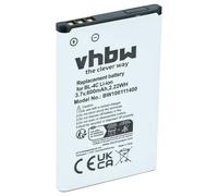 vhbw 1x batteria compatibile con Saiet BASIC, Focus Vol, Like Pronto, Prime, Select 2, Vista smartphone cellulare (600mAh, 3,7V, Li-Ion)