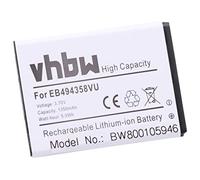 vhbw 1x batteria compatibile con Samsung Galaxy GT-S6802, GT-S6310N, GT-S6310, GT-S6790N, GT-S6312 smartphone cellulare (1350mAh, 3,7V, Li-Ion)