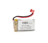 vhbw 1x batteria per drone quadricottero multicottero (650mAh, 3,7V, Li-Ion)