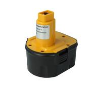 vhbw 1x batteria sostituisce Black & Decker A9274, A9252, A927, A9266, CD231K, CD231, A9275, CD# per utensile elettrico (2000 mAh, NiMH, 12 V)