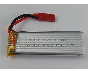 vhbw 1x batteria sostituisce Revell 751860 per drone quadricottero multicottero (500mAh, 3,7V, Li-Poly)