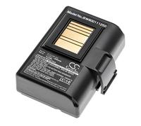 vhbw 1x batteria sostituisce Zebra AT16004, BTRY-MPP-34MA1-01 per stampante (2600mAh, 7,4V, Li-Ion)