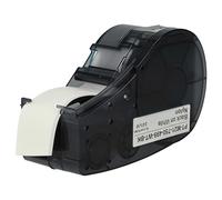 vhbw 1x Cassetta nastro compatibile con Brady M210-LAB, M211 etichettatrice 19,05 mm nero su bianco, nylon