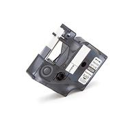 vhbw 1x Cassetta nastro compatibile con Dymo Rhino 6000 etichettatrice 5,5m x 12 mm nero su trasparente, poliestere
