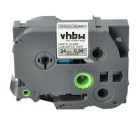 vhbw 1x Cassetta nastro sostituisce Brother TZ-M951, TZE-M951 per etichettatrice 8m x 24 mm nero su argentato opaco