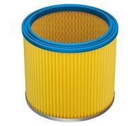 vhbw 1x filtro a pieghe piatte compatibile con Aqua Vac 7413 B, 8103 B, 8202 B, 8203 P, 8204 B, 8224 B, 8503 B, 8504 B aspirapolvere - blu/giallo