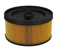 vhbw 1x filtro a pieghe piatte compatibile con Kärcher WD 5.600MP, WD 5.800 eco!ogic, WD 5.500M aspirapolvere - nero/giallo