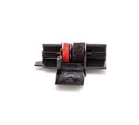 vhbw 1x nastro inchiostrato compatibile con Sharp EL 1750 P II, 1750 P III calcolatrice registratore di cassa - Rullo inchiostratore nero-rosso