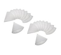 vhbw 20x filtro a cono compatibile con Zehnder STB 125 impianto di ventilazione - Filtro di scarico G4, DN 125 bianco