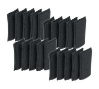 vhbw 20x filtro compatibile con Einhell TE-VC 18/10 Li-Solo; EX; TH aspirapolvere - Filtro in spugna nero