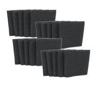 vhbw 20x filtro compatibile con Einhell TE-VC 2340 SACL, 2238 SACL; EX; CH, 2340 SACL; EX; ARG aspirapolvere - Filtro in spugna nero