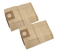 vhbw 20x sacchetti compatibile con Kärcher NT 35/1 Eco/TE, NT 351 Eco, NT 351 Eco/Profi/HO, NT 361 aspirapolvere - in carta, marrone