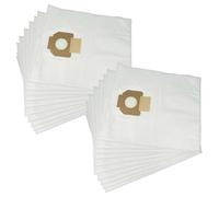 vhbw 20x sacchetti compatibile con Nilfisk Alto Attix 30, Attix 30-01, Attix 30-01 PC, Attix 30-11 PC aspirapolvere - in microfibra, bianco