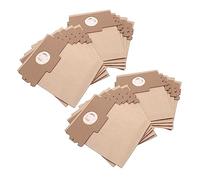 vhbw 20x sacchetto compatibile con AEG Vampyr 1200, 1100, Compact de luxe, 400-499 aspirapolvere - 26cm x 21cm Marrone