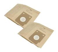 vhbw 20x sacchetto compatibile con Hoover Org. Gr. H 7, Incansavel, H 7+, H 7 x, H 7 a, H 7 / H7 aspirapolvere - 28cm x 25cm color sabbia