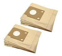 vhbw 20x sacchetto compatibile con Hoover S3722 / S 3722, S 3718 Sensotronic aspirapolvere - carta, 26cm x 21cm color sabbia