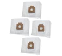 vhbw 20x sacchetto compatibile con Hoover TFS5198011, TFS5201011, TFS5200021, TFS5200017, TFS5200011 aspirapolvere - 23,7cm x 26,8cm Bianco